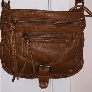 Brown crossbody purse